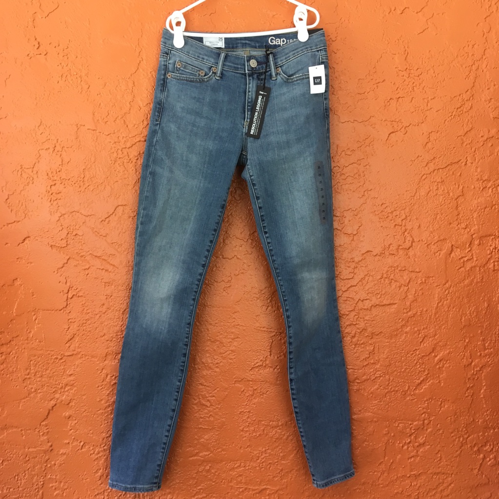 Nwt Gap Resolution Legging Jeans Size 25